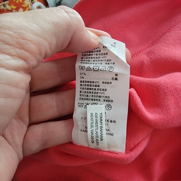 Tommy Bahama Lighthouse Reversible Wide Scoop Neck Dress w Horizontal Pinstripes - Picture 15 of 15